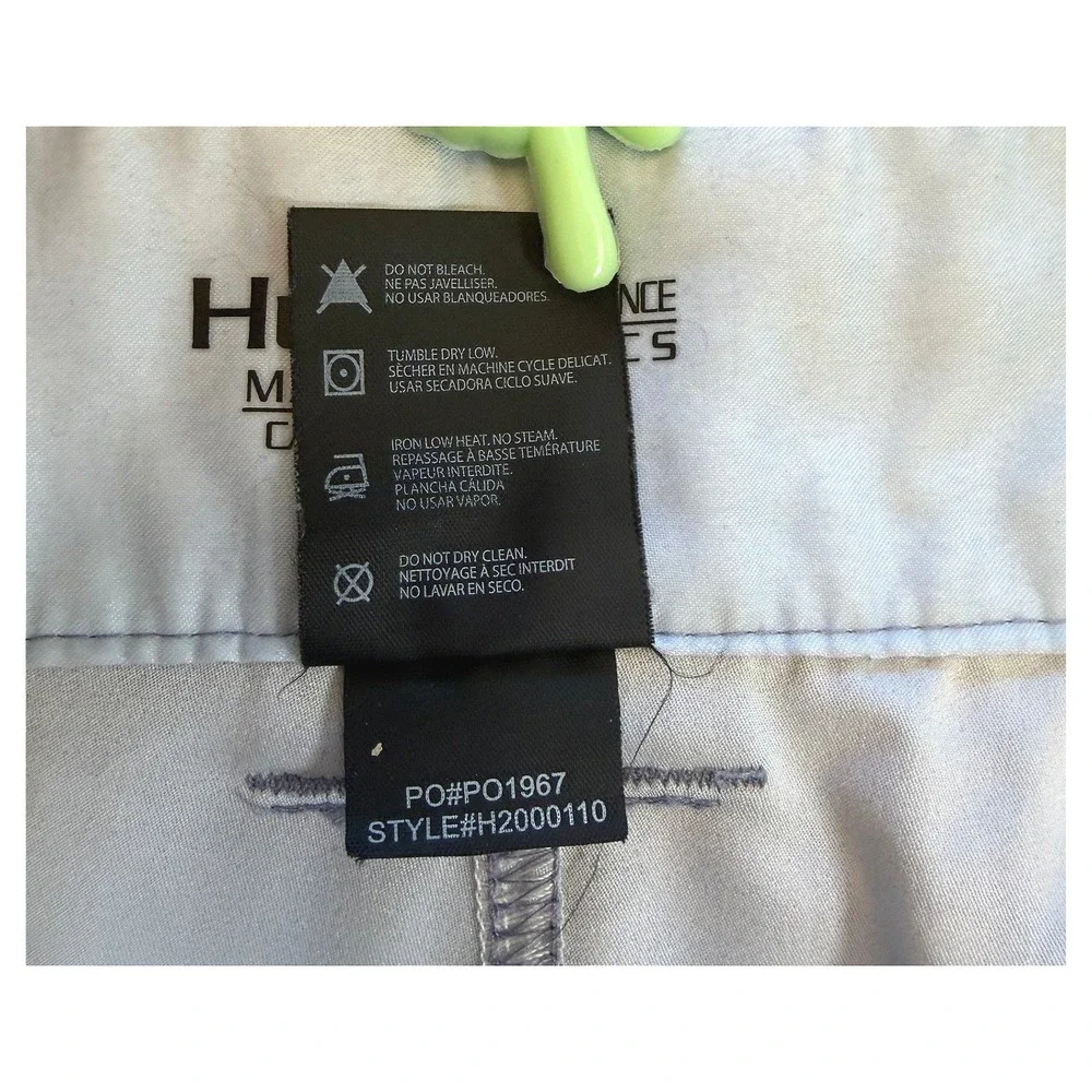 Huk Performance Fishing Shorts Mens XL Grey Blue Camo H2000110 Stretch Outdoor